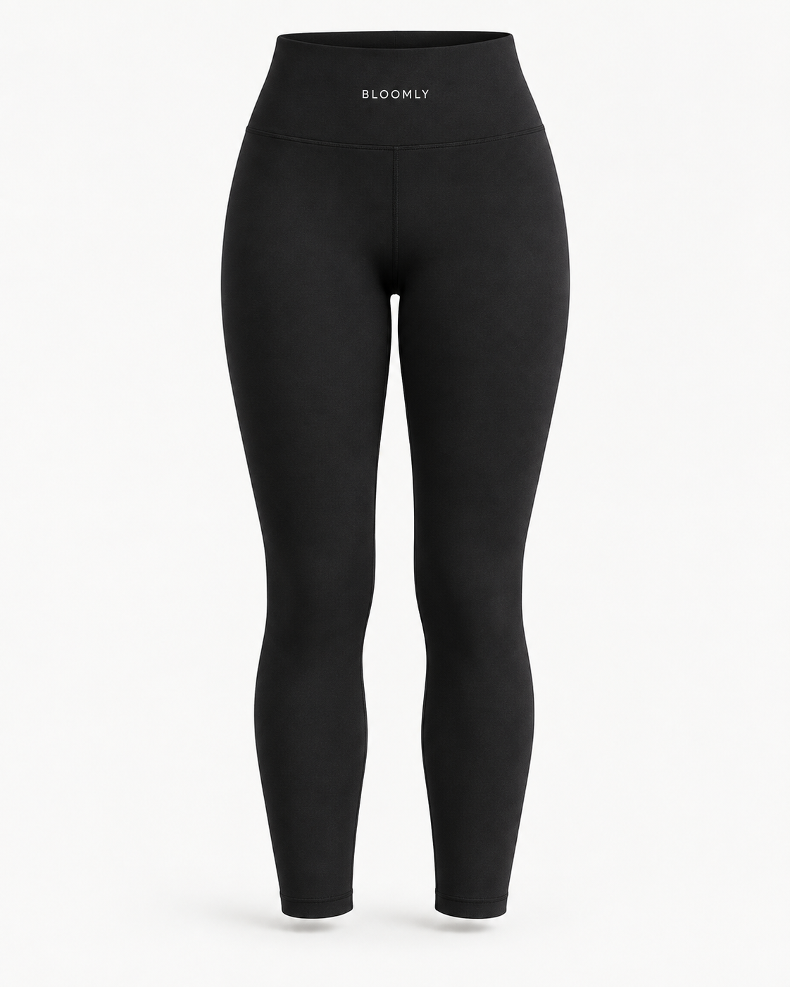 BLOOMLY ACTIVE High-Waisted 7/8 Gym Leggings in black, product front