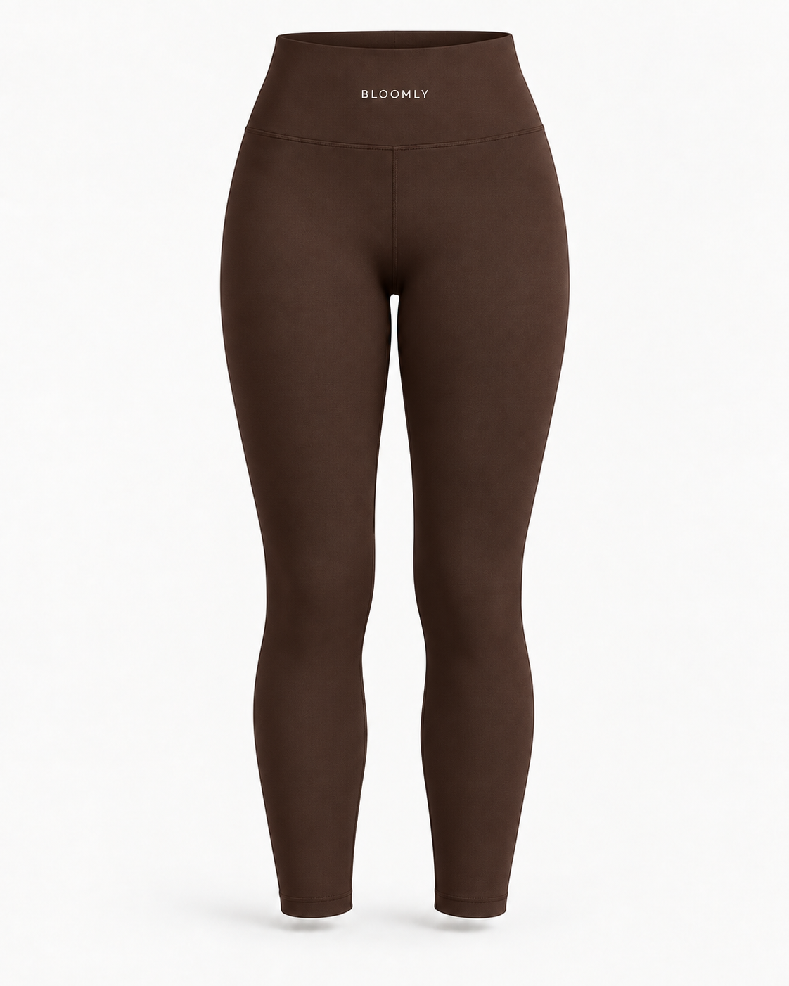 BLOOMLY ACTIVE High-Waisted 7/8 Gym Leggings in espresso, product front
