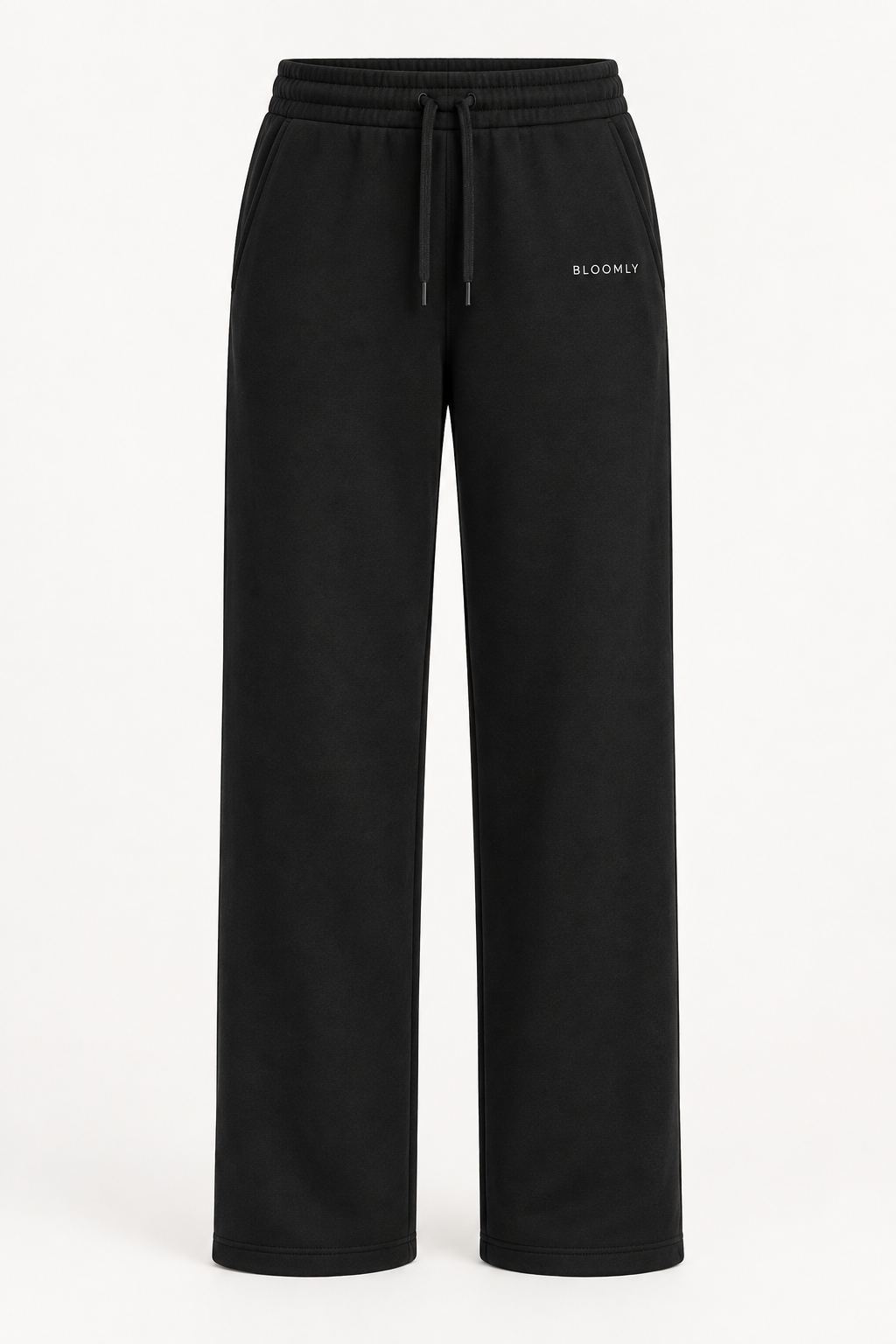 BLOOMLY ACTIVE Straight-Leg Sweatpants in black, product front
