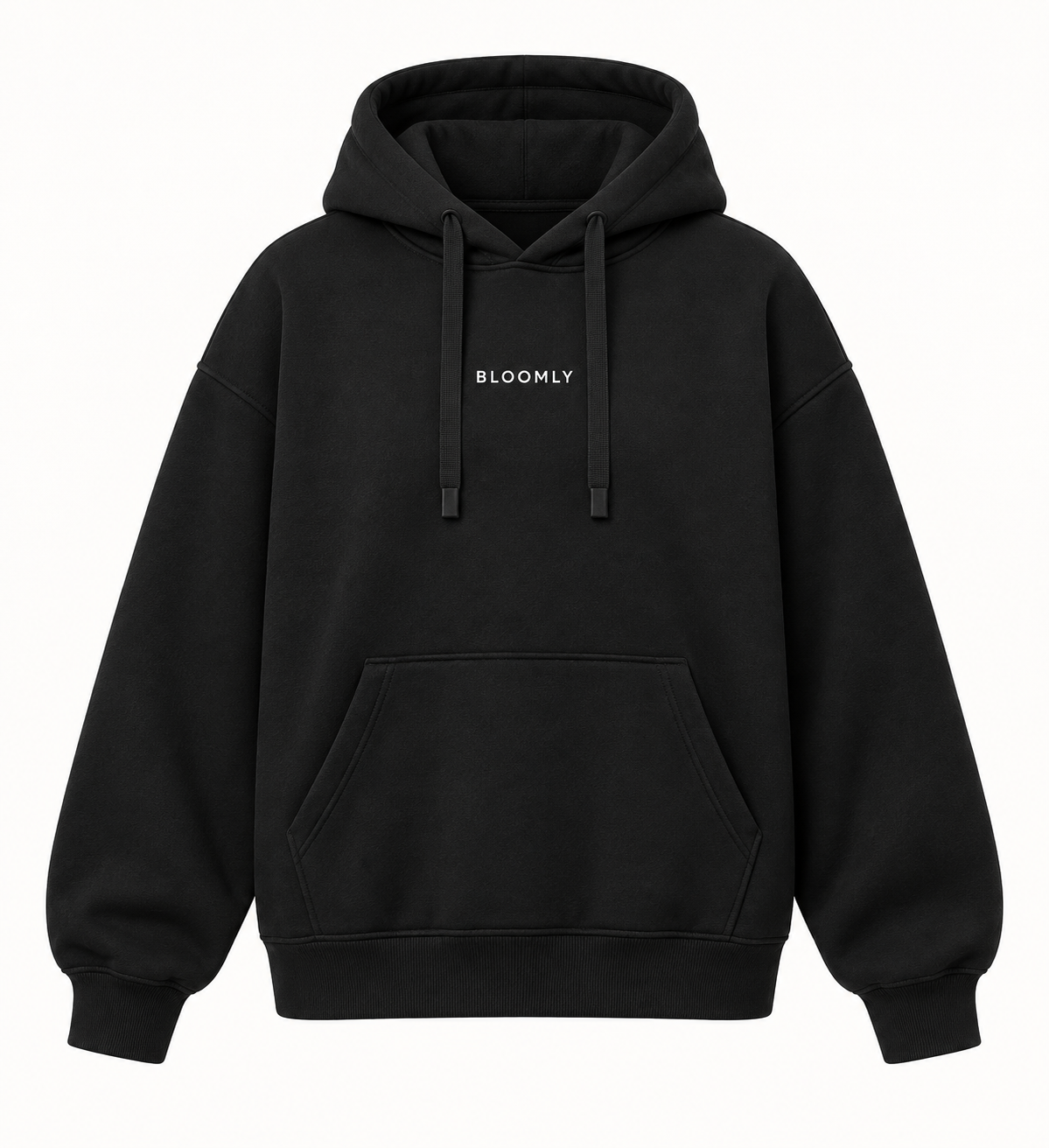 BLOOMLY ACTIVE Signature Pullover Hoodie in black, product front